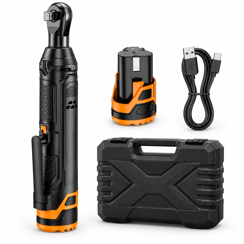 Cricchetto elettrico a batteria 120 Nm per riparazioni auto