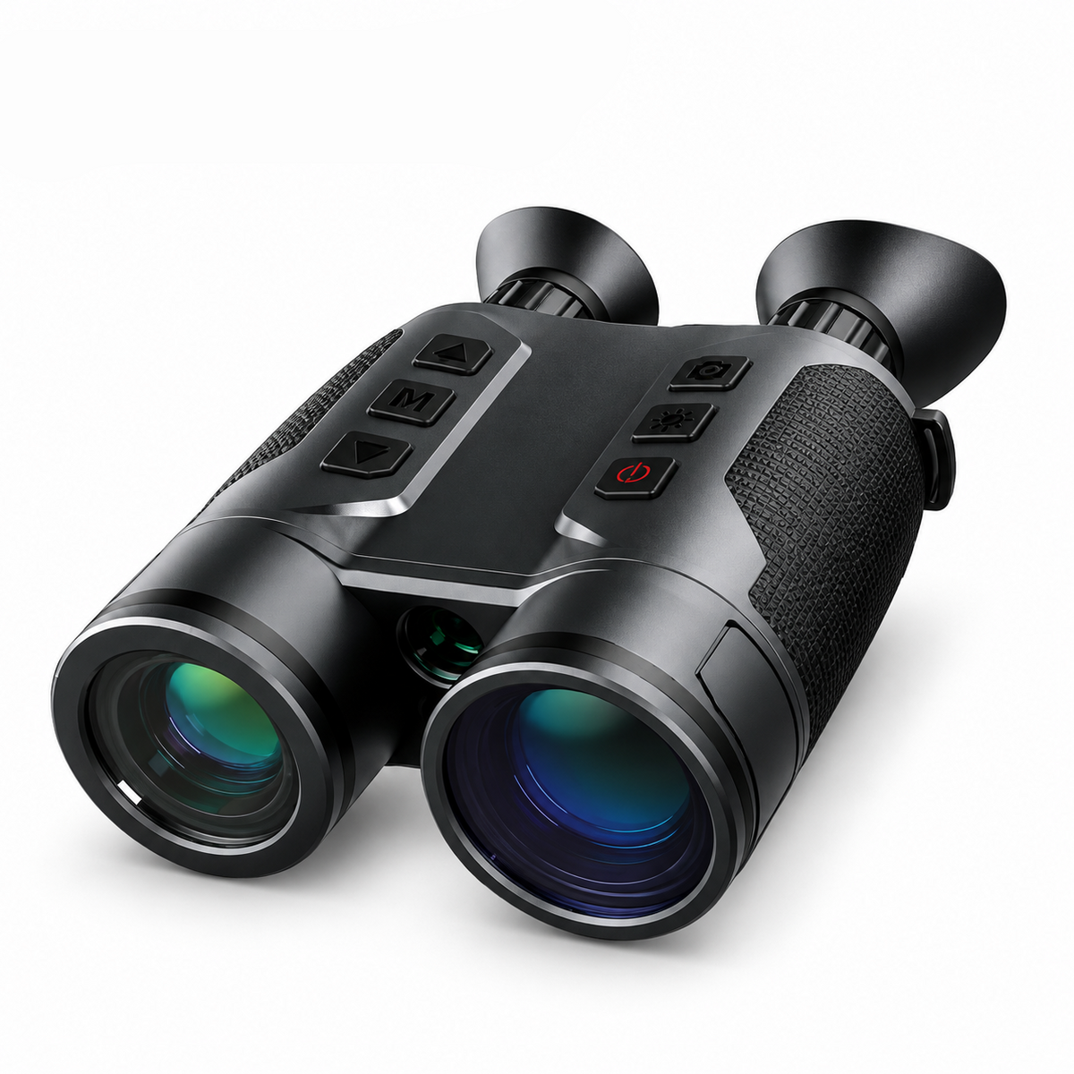 Binocolo termico con telemetro laser e GPS per osservazione notturna