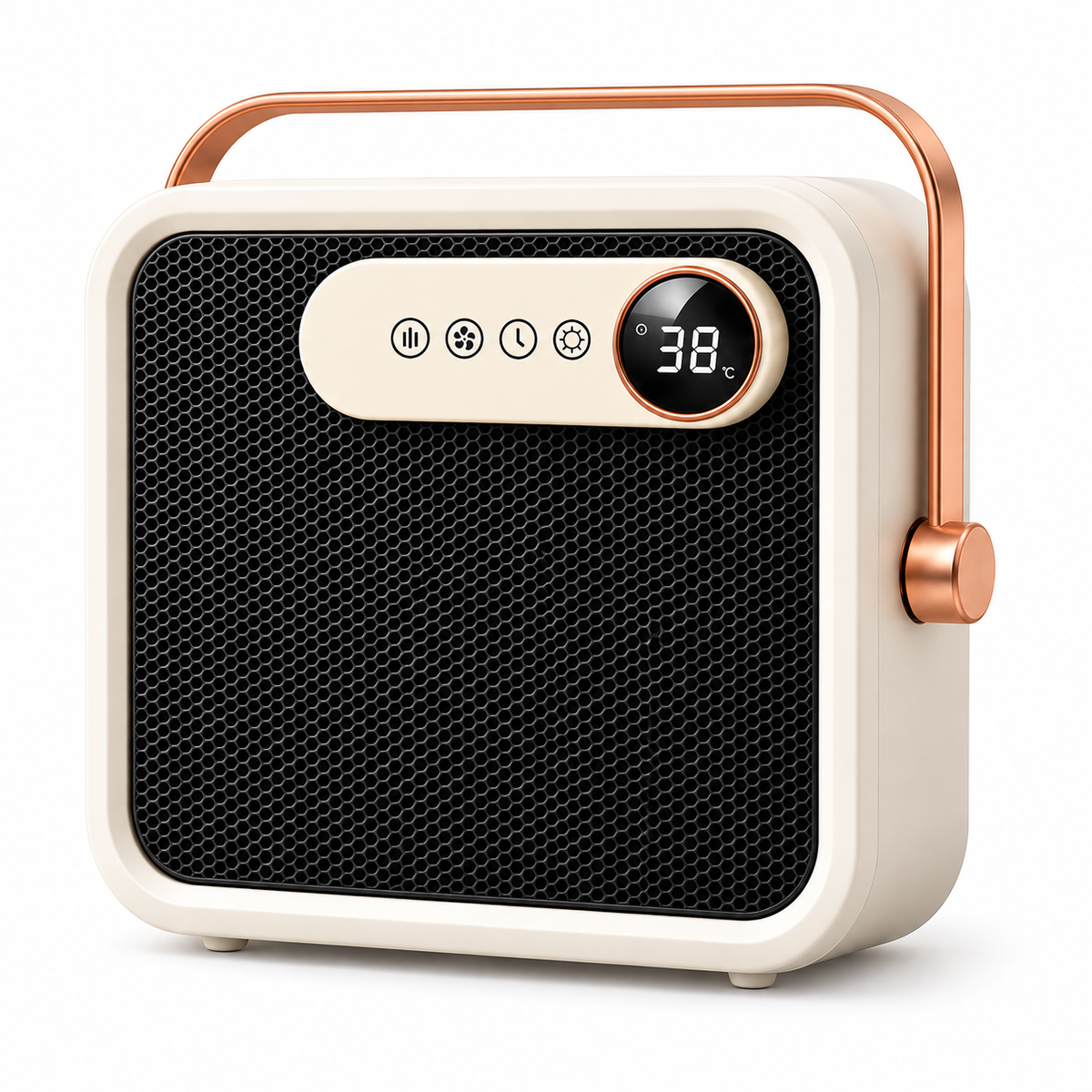 Termoventilatore da bagno 2000 W con telecomando e pannello touch