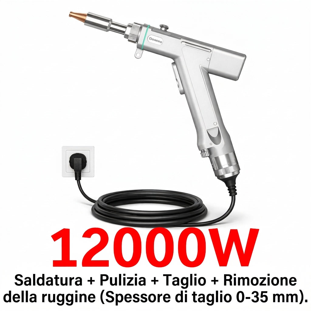 Saldatrice laser 4 in 1 – saldatura, taglio, pulizia e rimozione della ruggine