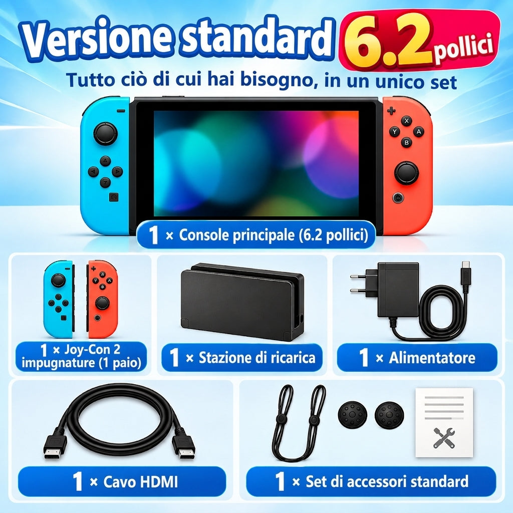 Console di gioco portatile per tutta la famiglia