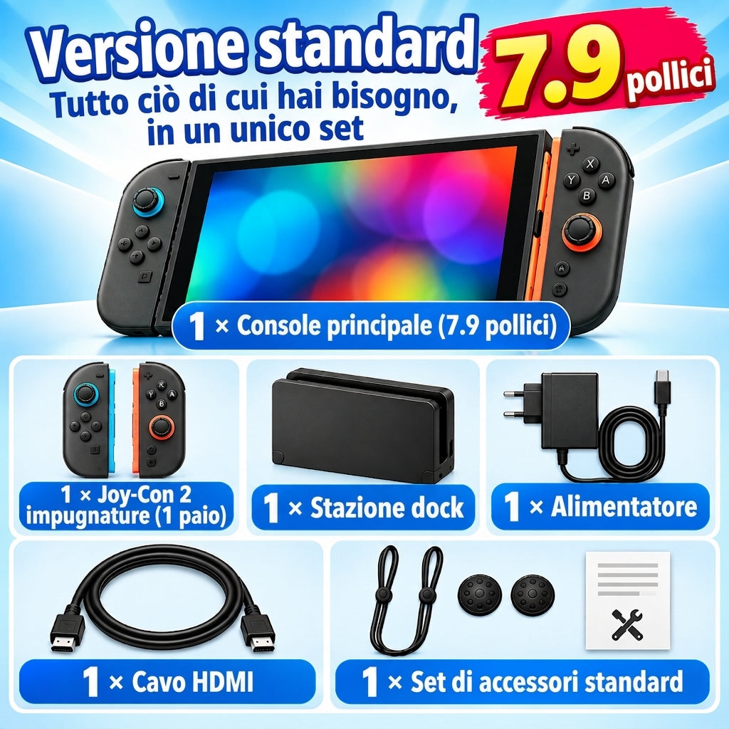 Console di gioco portatile per tutta la famiglia